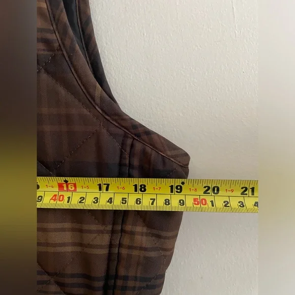 Lauren Ralph Lauren Plaid Women’s Vest Size Large- EUC - Picture 13 of 14